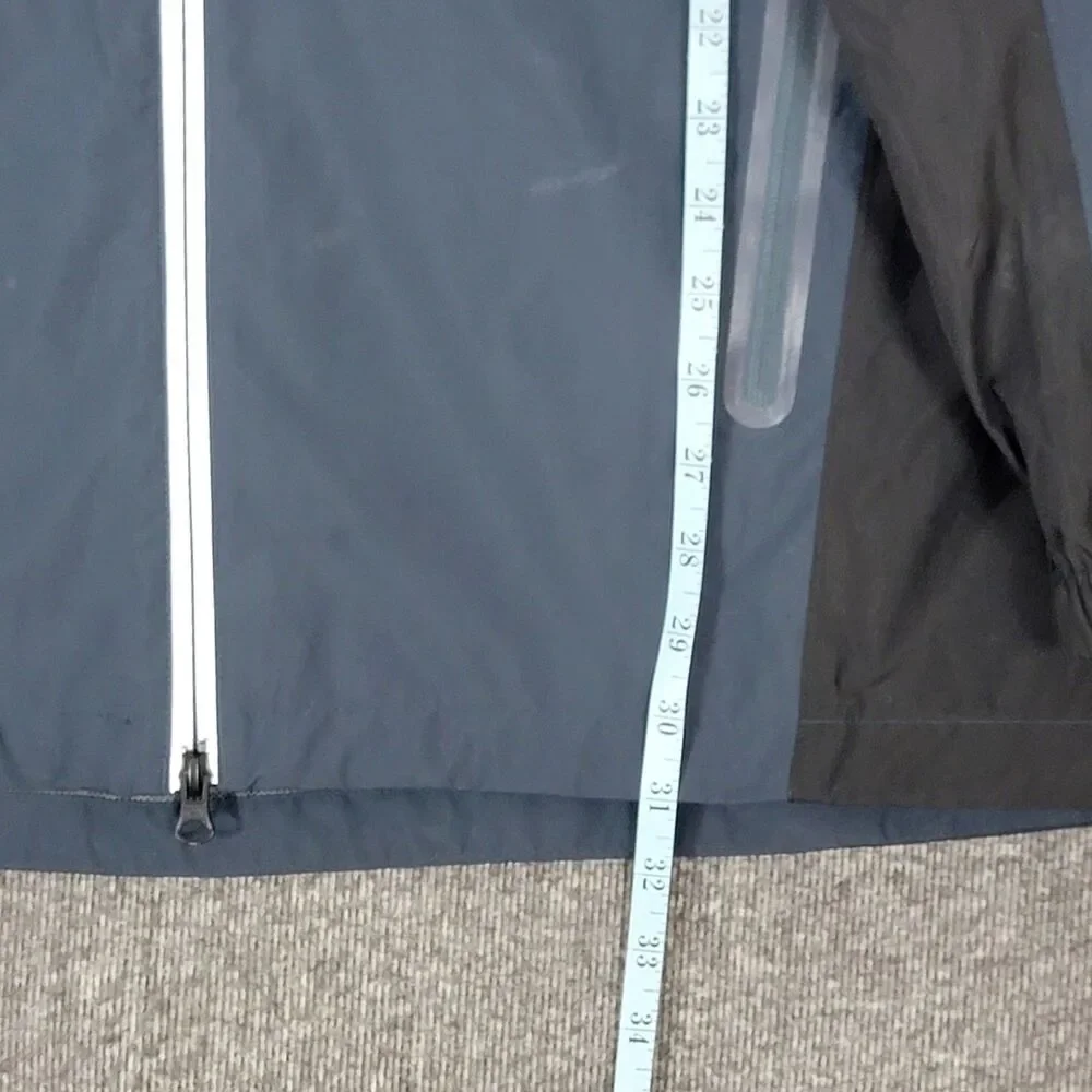 Amazon Tropical Rain Shell Jacket Mens Large Blue Vented Zip Luly Yang Workwear